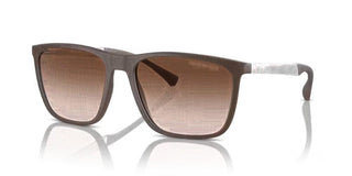 Emporio Armani EA 4150 men Brown Geometric Sunglasses