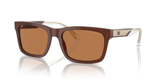 Emporio Armani EA 4224 men Brown Rectangle Sunglasses