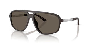 Emporio Armani EA 4236U men Brown Visor Sunglasses