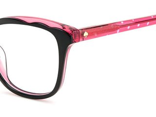 Kate Spade ELODIE unisex Black Geometric Eyeglasses