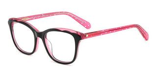 Kate Spade ELODIE unisex Black Geometric Eyeglasses