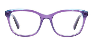 Kate Spade ELODIE unisex Violet Geometric Eyeglasses