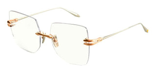 Dita EMBRA unisex Rose gold Geometric Eyeglasses