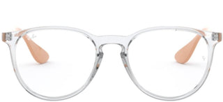 Ray-Ban ERIKA RX 7046 unisex Transparent Round Eyeglasses