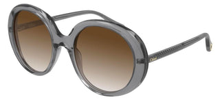 Chloé ESTHER CH0007S women Grey Round Sunglasses