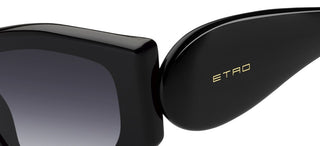 Etro ETROPAISLEY women Black Cat Eye Sunglasses