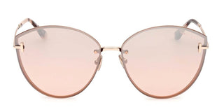 Tom Ford EVANGELINE FT 1106 women Rose gold Cat Eye Sunglasses