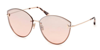 Tom Ford EVANGELINE FT 1106 women Rose gold Cat Eye Sunglasses