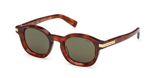 Ermenegildo Zegna EZ0229 unisex Havana Round Sunglasses