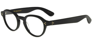 Moscot Ezra Unisex Black Round Eyeglasses