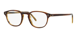 Oliver Peoples FAIRMONT OV 5219 men Havana Geometric Eyeglasses