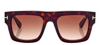 Tom Ford FAUSTO FT 0711 unisex Havana Geometric Sunglasses