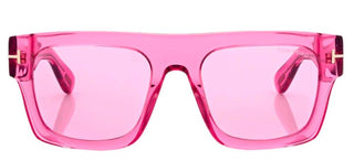 Tom Ford FAUSTO FT 0711 unisex Pink Geometric Sunglasses