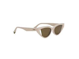 FENDI FE40009I women Brown Cat Eye Sunglasses