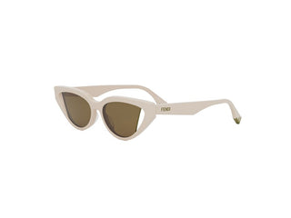 FENDI FE40009I women Brown Cat Eye Sunglasses