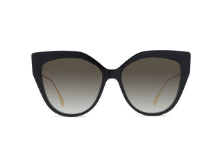 FENDI FE40011U women Black Cat Eye Sunglasses