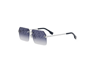 FENDI FE40043U men Silver Geometric Sunglasses