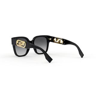 FENDI FE40063I women Black Squared Sunglasses