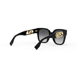 FENDI FE40063I women Black Squared Sunglasses