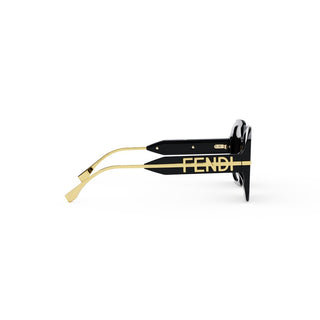 FENDI FE40065I women Black Squared Sunglasses