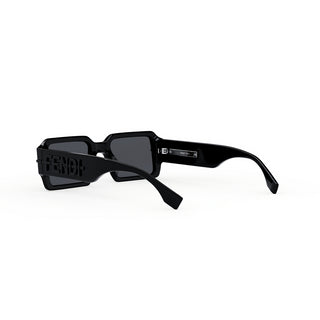 FENDI FE40073U men Black Rectangle Sunglasses