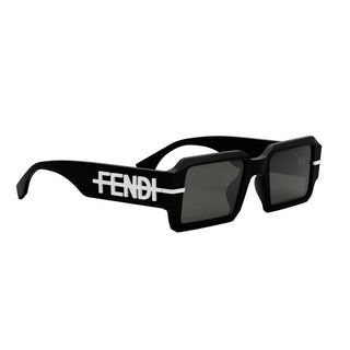 FENDI FE40073U men Black Rectangle Sunglasses