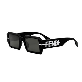 FENDI FE40073U men Black Rectangle Sunglasses