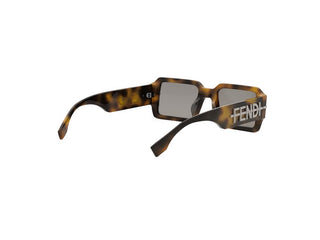 FENDI FE40073U men Havana Geometric Sunglasses