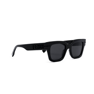 FENDI FE40078I men Black Rectangle Sunglasses