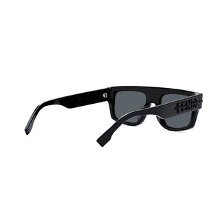 FENDI FE40091U men Black Rectangle Sunglasses