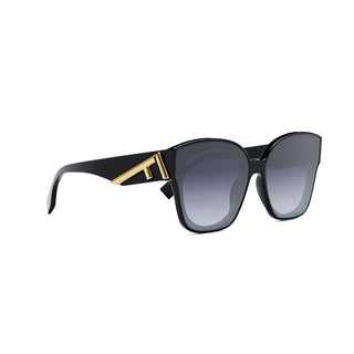 FENDI FE40098I women Black Squared Sunglasses