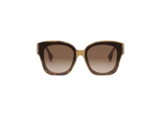 FENDI Fendi First FE40098I women Havana Squared Sunglasses