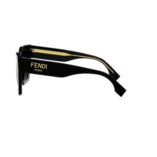 FENDI FE40101I women Black Squared Sunglasses