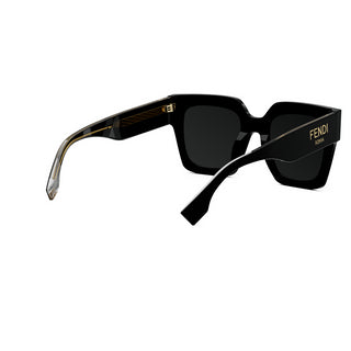 FENDI FE40101I women Black Squared Sunglasses