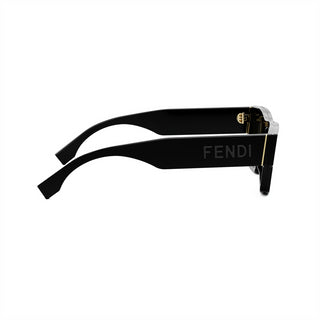 FENDI FE40118I men Black Rectangle Sunglasses