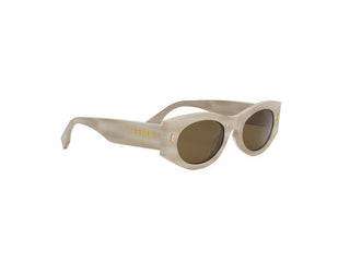 FENDI Fendi Roma FE40125I women Brown Oval Sunglasses