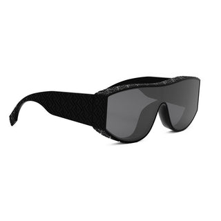 FENDI FE40128I men Black Shield Sunglasses