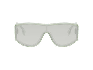 FENDI FE40128I men Green Shield Sunglasses