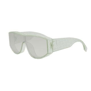 FENDI FE40128I men Green Shield Sunglasses