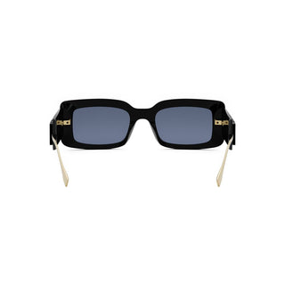 FENDI FE40133I women Black Rectangle Sunglasses