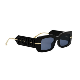 FENDI FE40133I women Black Rectangle Sunglasses