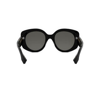 FENDI FE40137I women Black Round Sunglasses