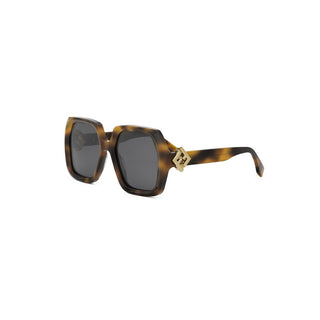 FENDI FE40139I women Havana Oversize Sunglasses