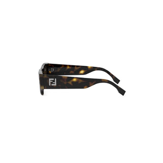 FENDI FE40144I men Havana Rectangle Sunglasses