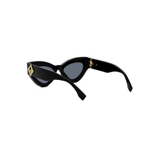 FENDI FE40146I women Black Cat Eye Sunglasses