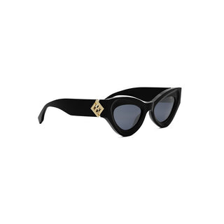 FENDI FE40146I women Black Cat Eye Sunglasses