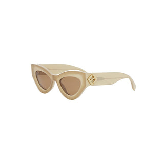 FENDI FF Diamonds FE40146I women Brown Cat Eye Sunglasses