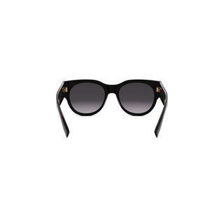 FENDI FE40147I women Black Round Sunglasses