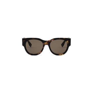 FENDI FE40147I women Havana Round Sunglasses