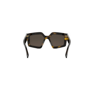 FENDI Fendi Roma FE40162I women Havana Squared Sunglasses